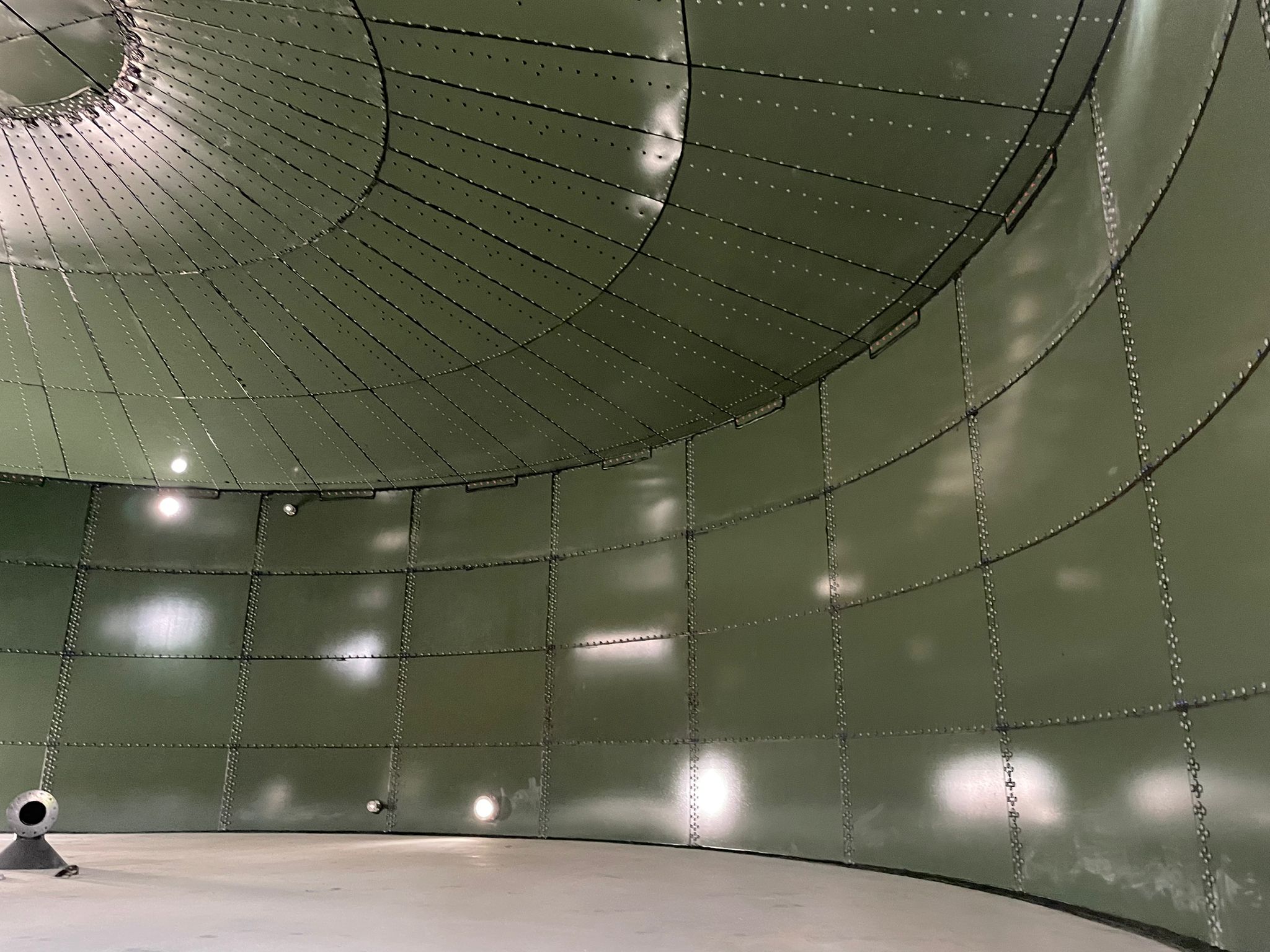 Inside a Permastore Water Tank